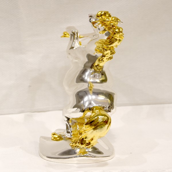 standing horse silver 99% made in italy kanha art