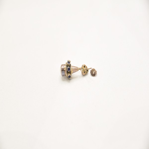 SILVER MOTHER OF PEARL 925 DAILY & OFFICE WEAR EARRING